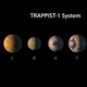 Artist’s rendering of the TRAPPIST-1 planetary system. (Image: NASA/JPL-Caltech)